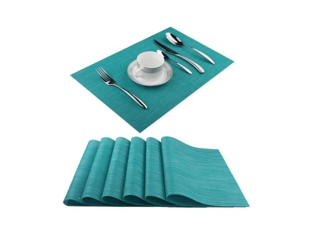 Panda Palm Plastic Placemats Non Slip Washable… Code