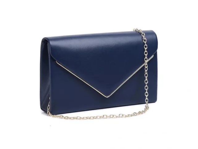 Labair Chic Vegan Leather Clutch Bag Envelope… Code