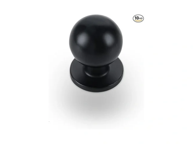 Giyuro 10 Pack Kitchen Cabinet Knobs Matte Black… Coupon