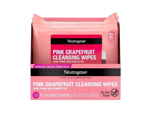 Neutrogena Makeup Remover Cleansing Towelettes Pink…