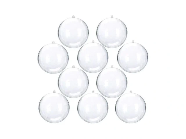 2 75 70mm Clear Plastic Fillable Christmas Diy… Code