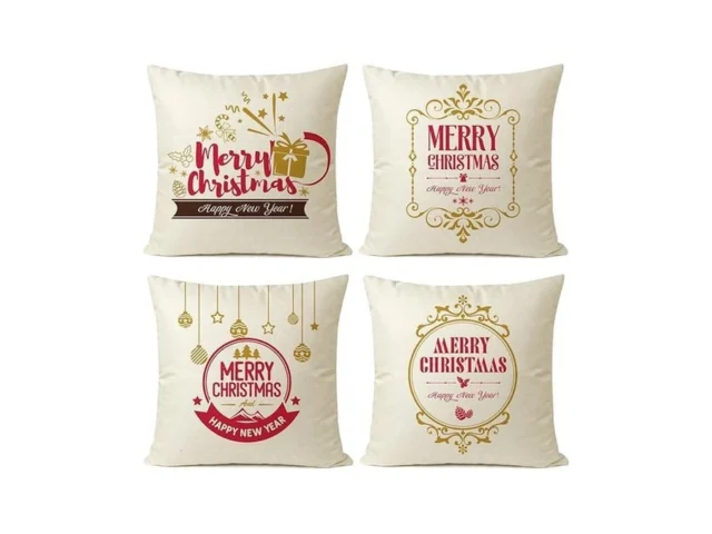 Faylapa Farmhouse Christmas Pillow Covers 18×18… Code