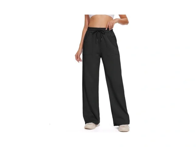 M Moteepi Womens Fleece Wide Leg Sweatpants Baggy… Code