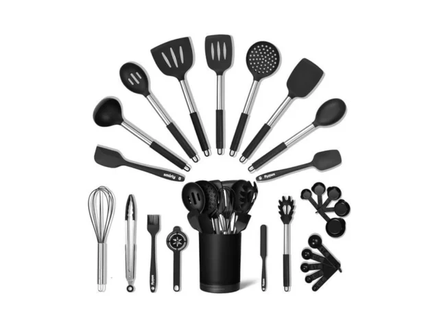 Smirly Kitchen Utensils Set 26-piece Silicone… Code
