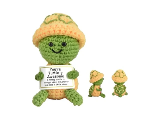 Positive Turtle Crochet Handmade Mini Positive… Code