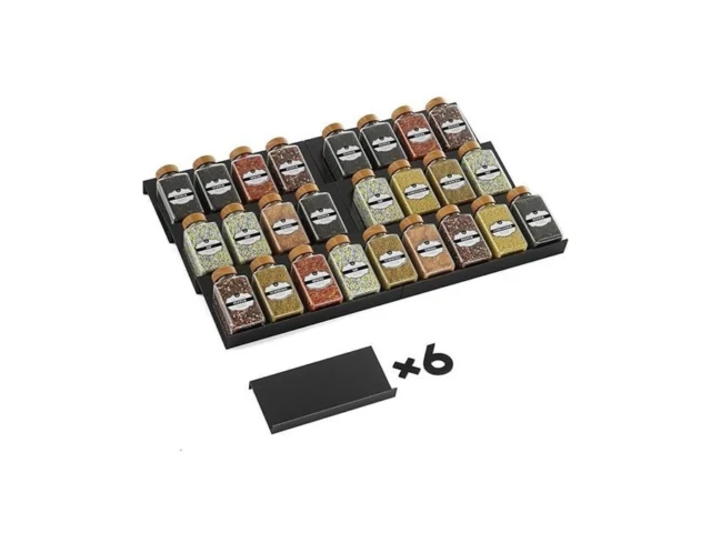 Artibear Aluminum Spice Drawer Organizer Spice Rack…