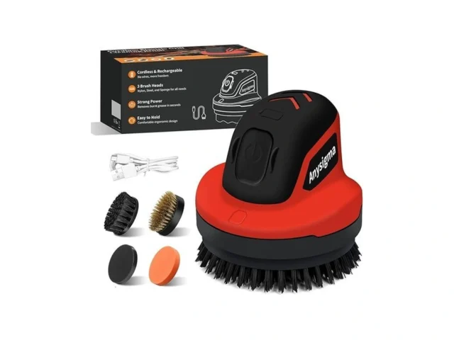 Cordless Electric Grill Brush With Replaceable… Code