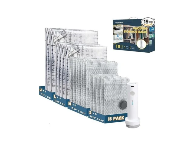 Space Saver Vacuum Storage Bags With Electric Pump… Code