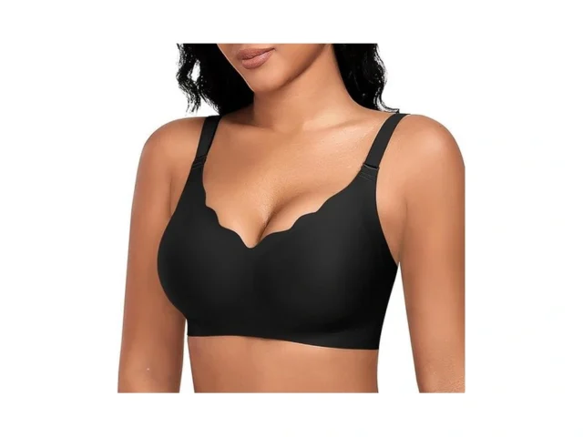 Documo Bras For Women Wavy Wireless Bra No… Code
