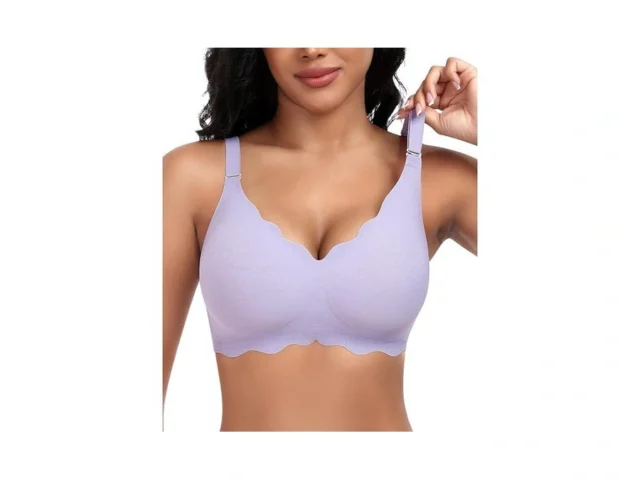 Documo Bras For Women Scalloped No Underwire… Code
