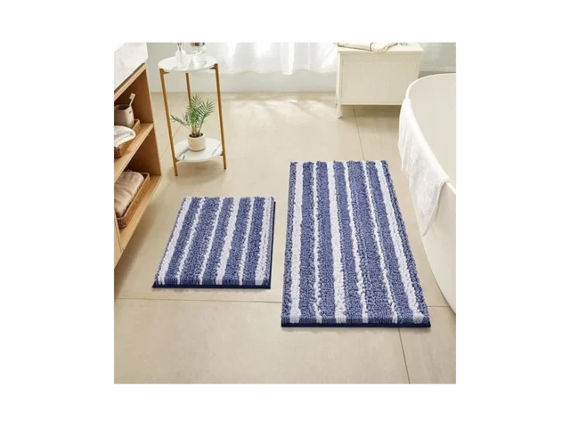 Homeideas Bathroom Rugs Sets 2 Piece Cationic Dyed… Code