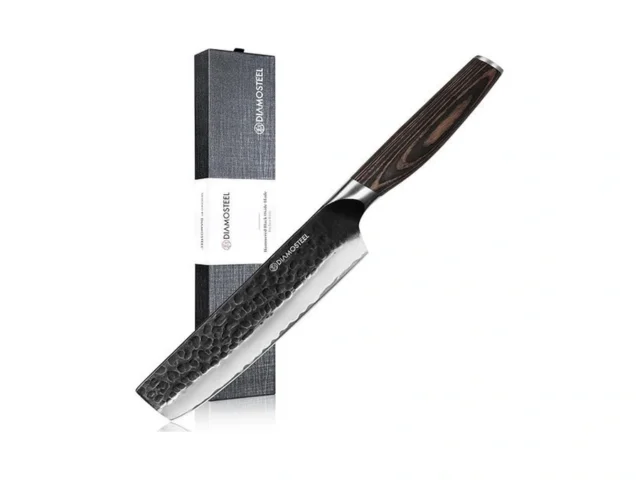 Diamosteel Nakiri Knife – 6 5-inch Professional… Coupon