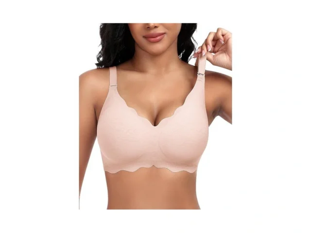 Documo Bras For Women Scalloped No Underwire… Code