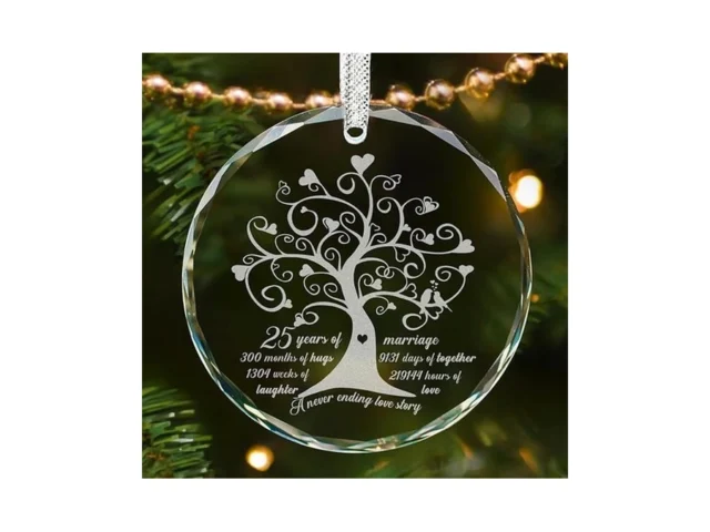 25th Wedding 25 Years Of Marriage Gift For Couple… Code