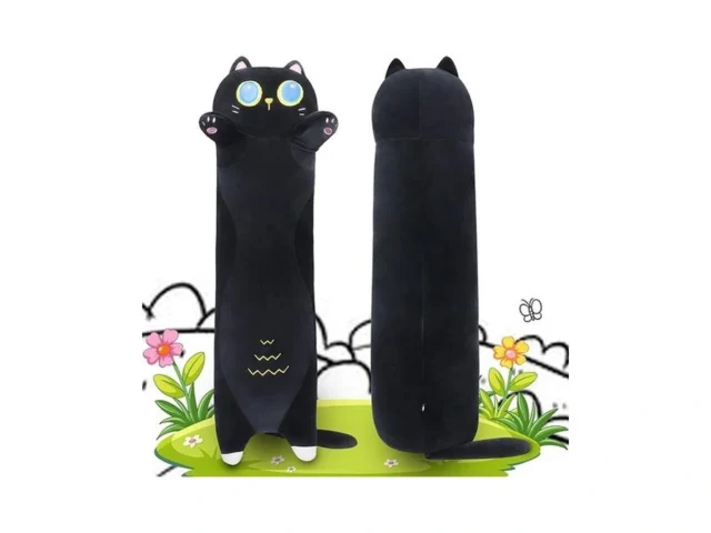 Sprinqdawin Long Black Cat Plush Pillow 35 5 Large… Code