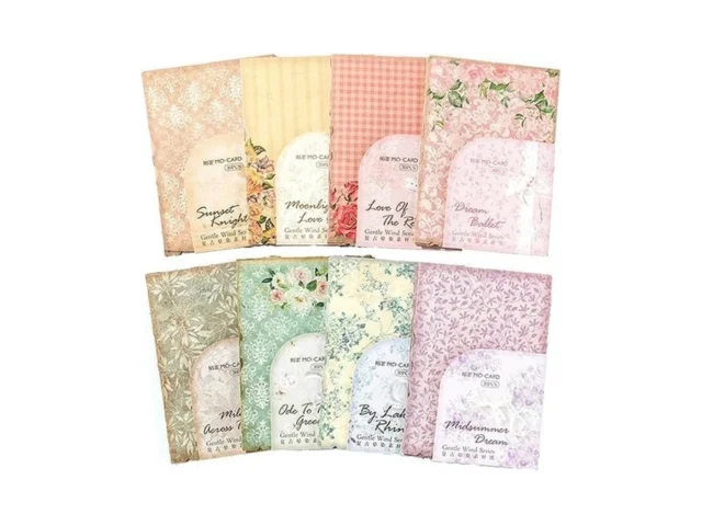 240 Sheets Vintage Floral Scrapbook Paper Textured… Code