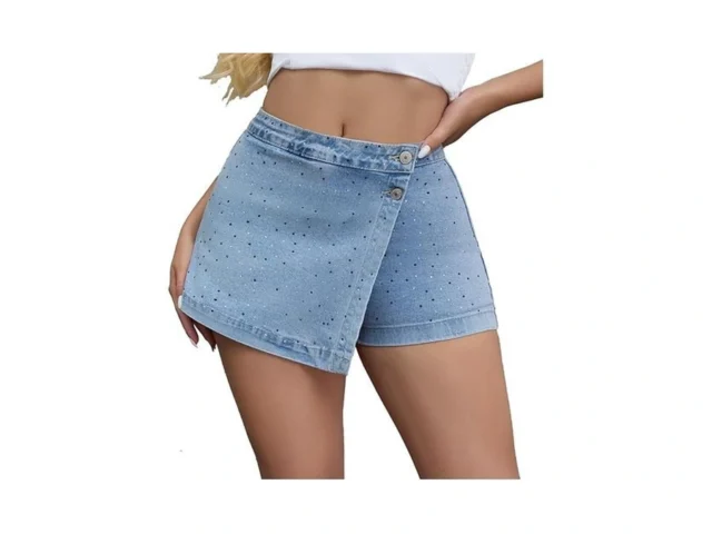 Waisunzlm Women S Denim Skorts High Waisted… Coupon