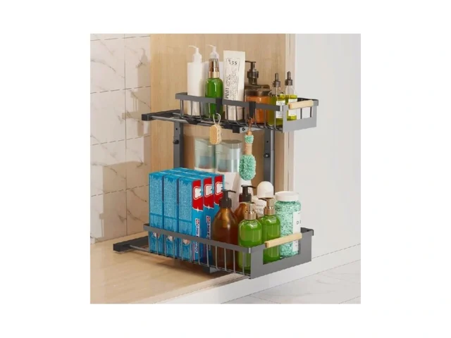 Under Sink Organizer 2-tier Slide Out Under Cabinet… Code