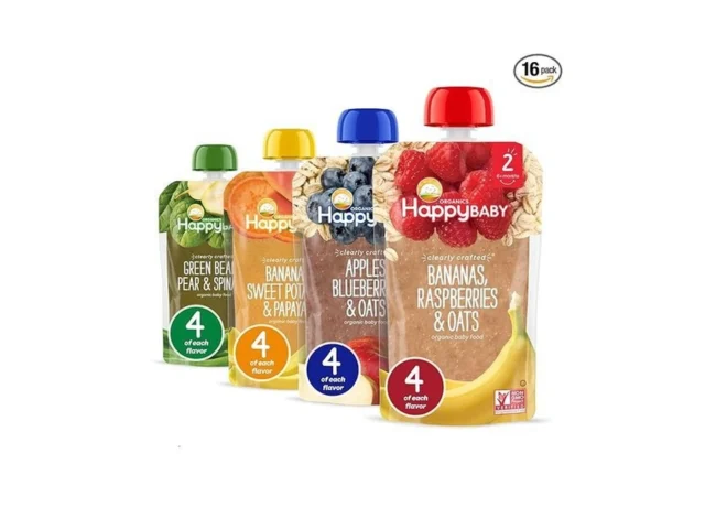 Happy Baby Organics Stage 2 Baby Food Pouches… Coupon