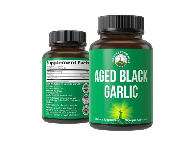 Peak Performance Aged Black Garlic Capsules Raw… Coupon