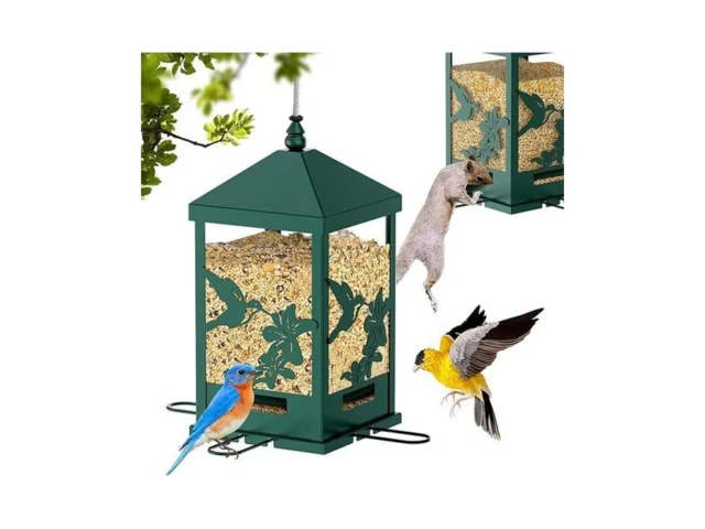 Enjoycool Squirrel Proof Bird Feeders For Outdoors… Code