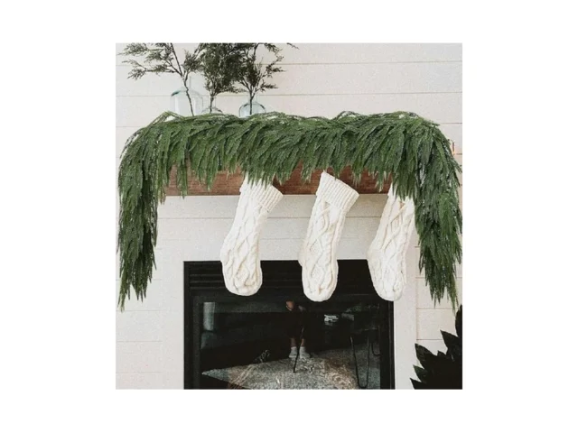 6 Ft Christmas Garlands Artificial Norfolk Pine… Code