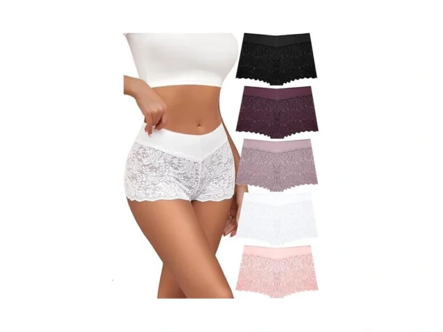 All Of She Lace Boy Shorts Sexy Cheeky Panties… Code