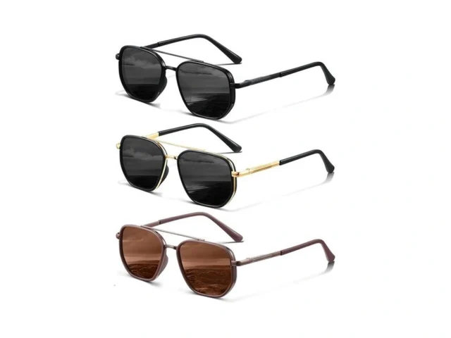 Kuguaok Polarized Aviator Sunglasses For Women Men… Code