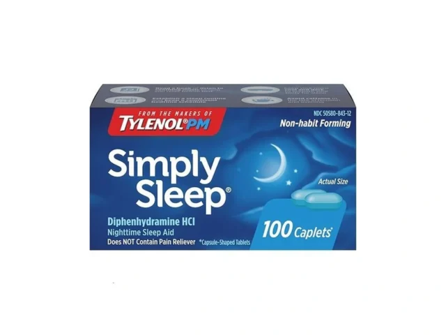 Tylenol Simply Sleep Nighttime Sleep Aid Caplets 25…