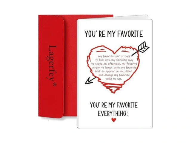 Valentines Day Card Gifts For Him Her – Anniversary…