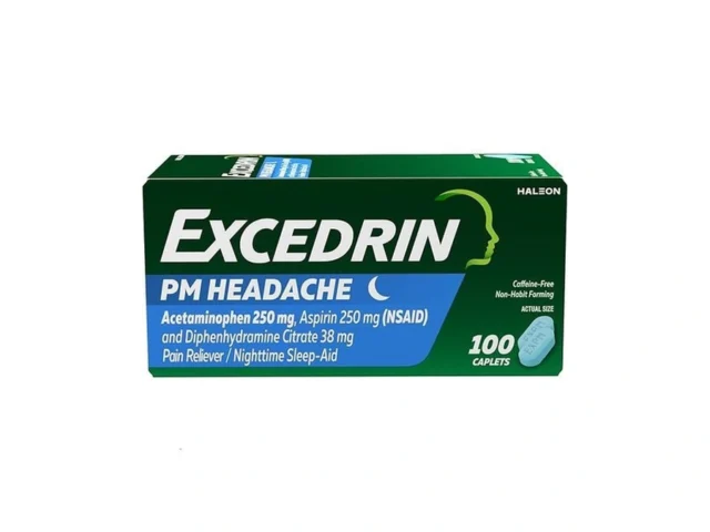 Excedrin Pm For Headache Relief Acetaminophen 250mg…