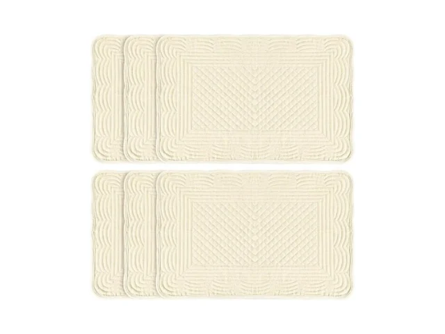 Quilted Placemats Set Of 6 Rectangular Placemats… Code
