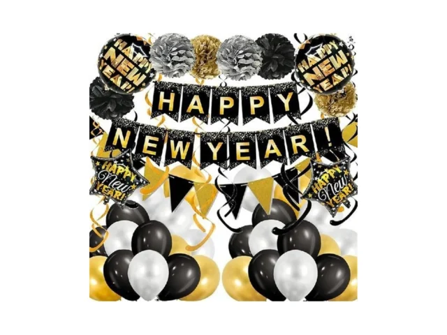 Laorei New Years Eve Party Supplies 2026 – Black… Code