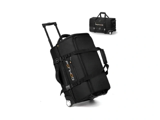 Ponhog 21 Inch Rolling Duffle Bag With Wheels For… Code