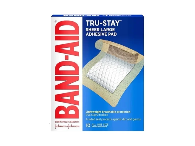 Band-aid Brand Tru-stay Adhesive Pads Sterile Sheer…