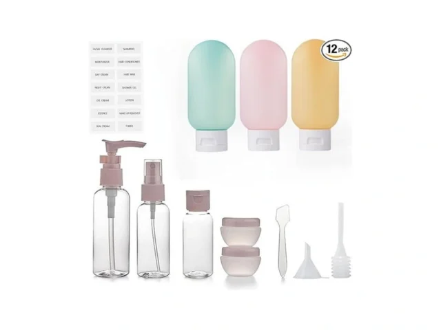 Zlssetec 12pack Travel Bottles For Toiletries Tsa… Code
