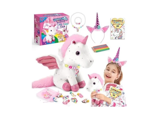21-piece Unicorn Gift Set For Girls Ages 3-8 Soft… Code
