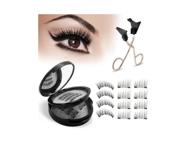 Magnetic Eyelashes-with Applicator Natural Look Set… Code