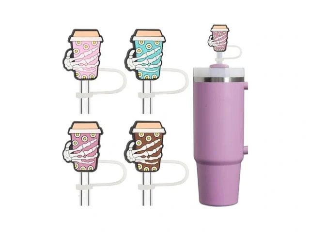 Amreich Spooky Straw Toppers For Stanley Cup – 4pcs… Code