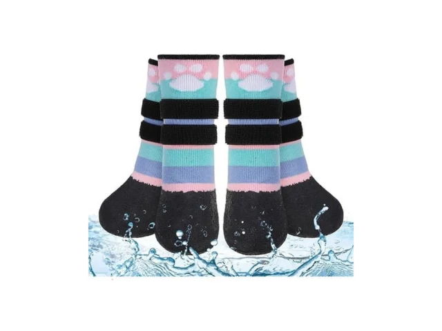 Beautyzoo Anti Slip Dog Socks Boots Dog Shoes For… Coupon