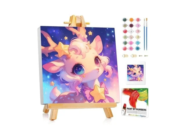 Xtcixal Paint By Numbers Kit For Kids With Frame… Code