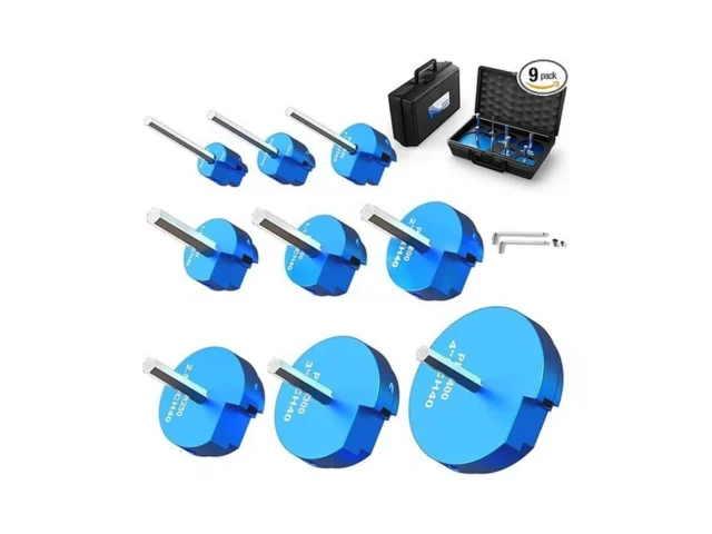 9pcs Pvc Pipe Reamer Kit Conduit Reamer Tool 1 2 To… Code