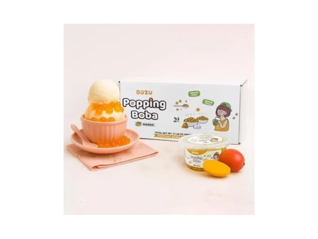 Bozu Mango Popping Boba Kit Juicy Mango Flavor No… Coupon