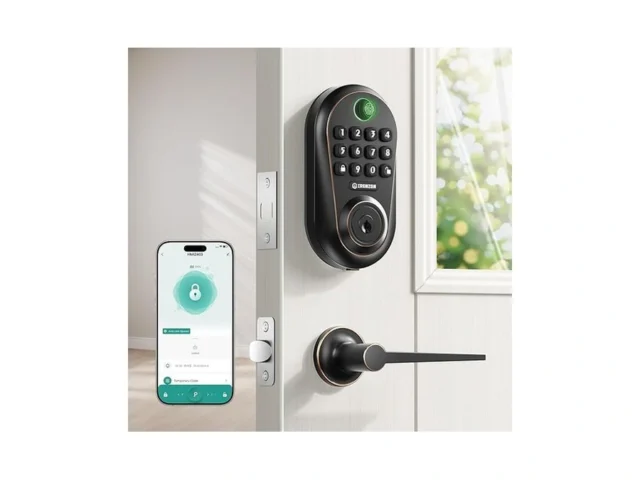 Ironzon Electronic Keyless Door Lock With Keypad Gold Code