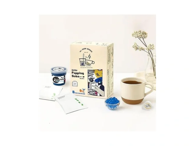 Bozu Popping Boba Kit Gift-ready Hot Or Iced Bubble…