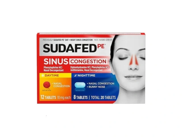 Sudafed Pe Sinus Congestion Day Night Maximum… Coupon