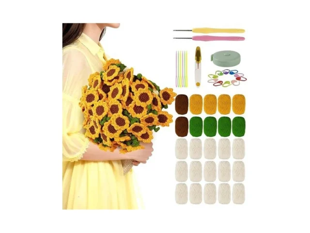 Haorino Crochet Blanket Kit For Beginners Diy… Code