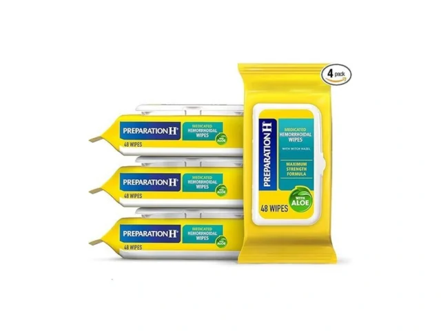 Preparation H Hemorrhoid Flushable Wipes With Witch…