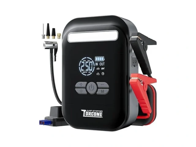 Car Battery Jump Starter With Air Compressor 6000a… Code