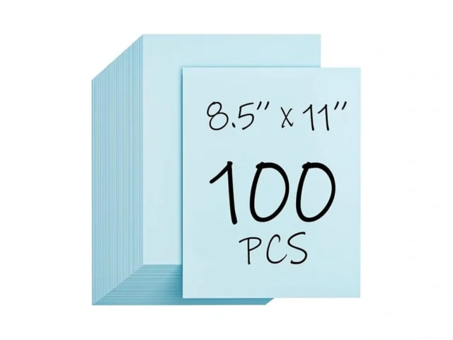 100 Sheets Blue Cardstock Paper Cardstock Printer… Code